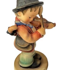 Hummel Little Fiddler 5 inch West Germany # 4 Fiddler Umbrella Vintage with hat